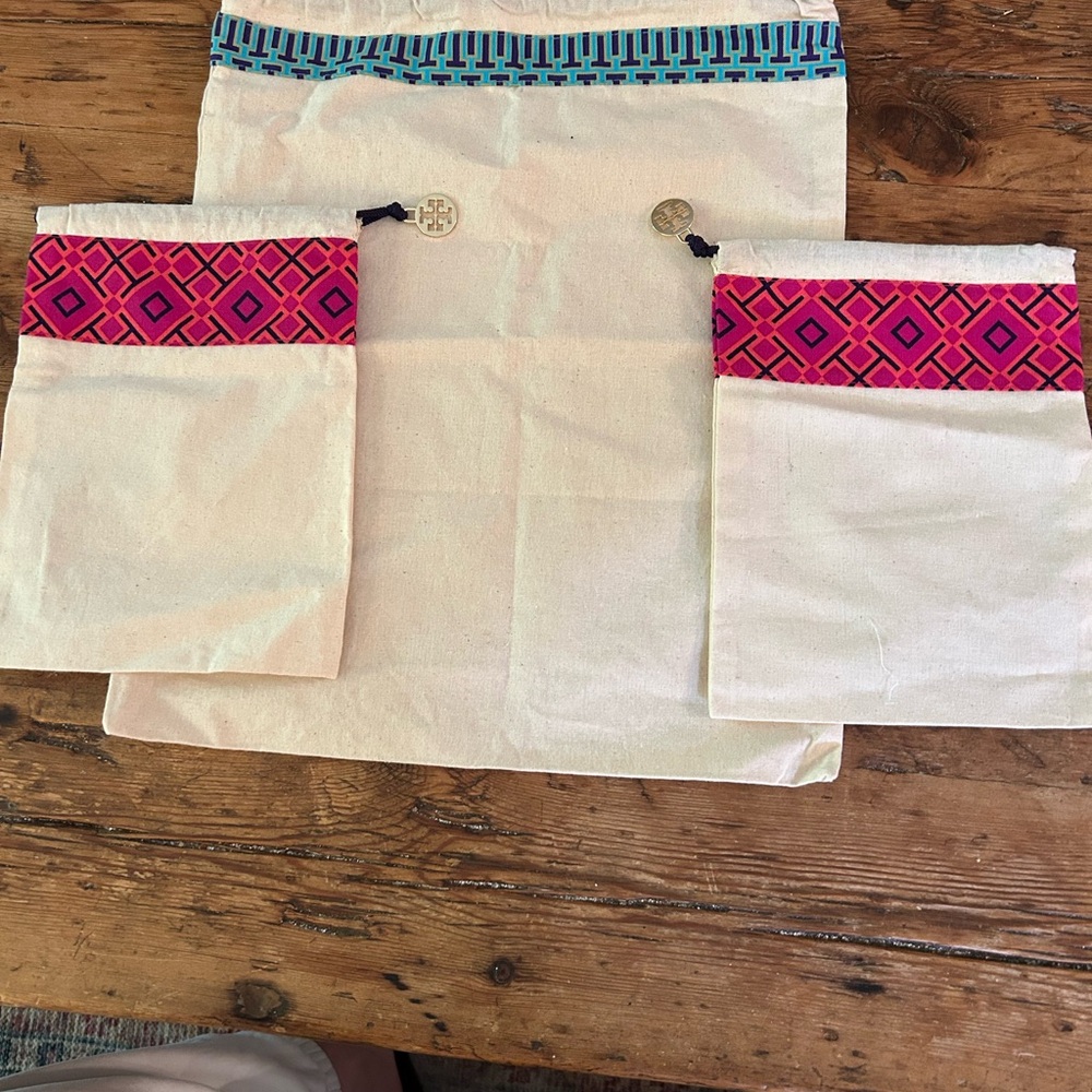 Tory Butch set of 3 dust bags.